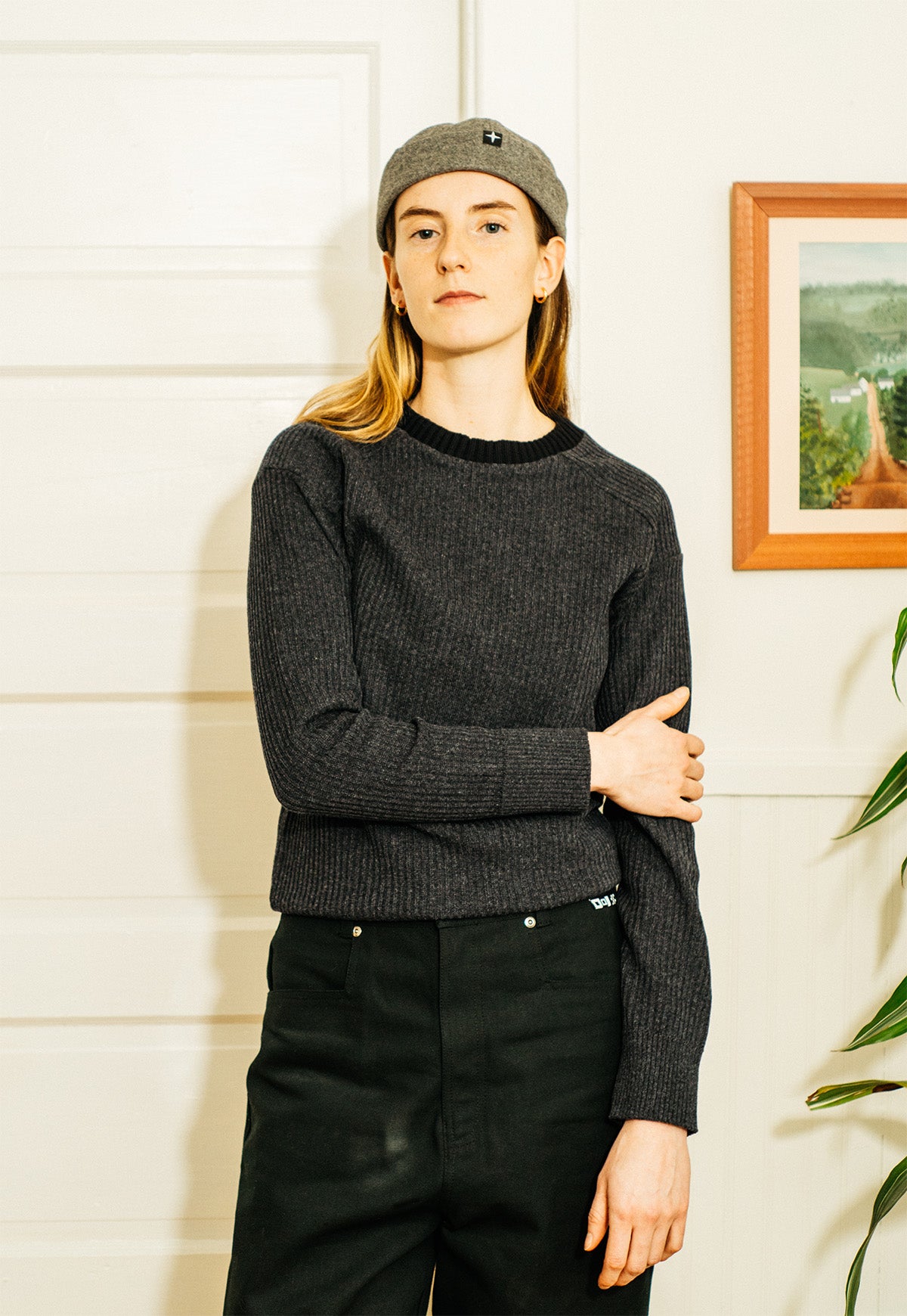 Rospez - sweater - anthracite