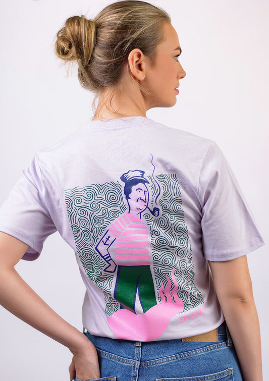 Le Marin à la pipe - lilas clair