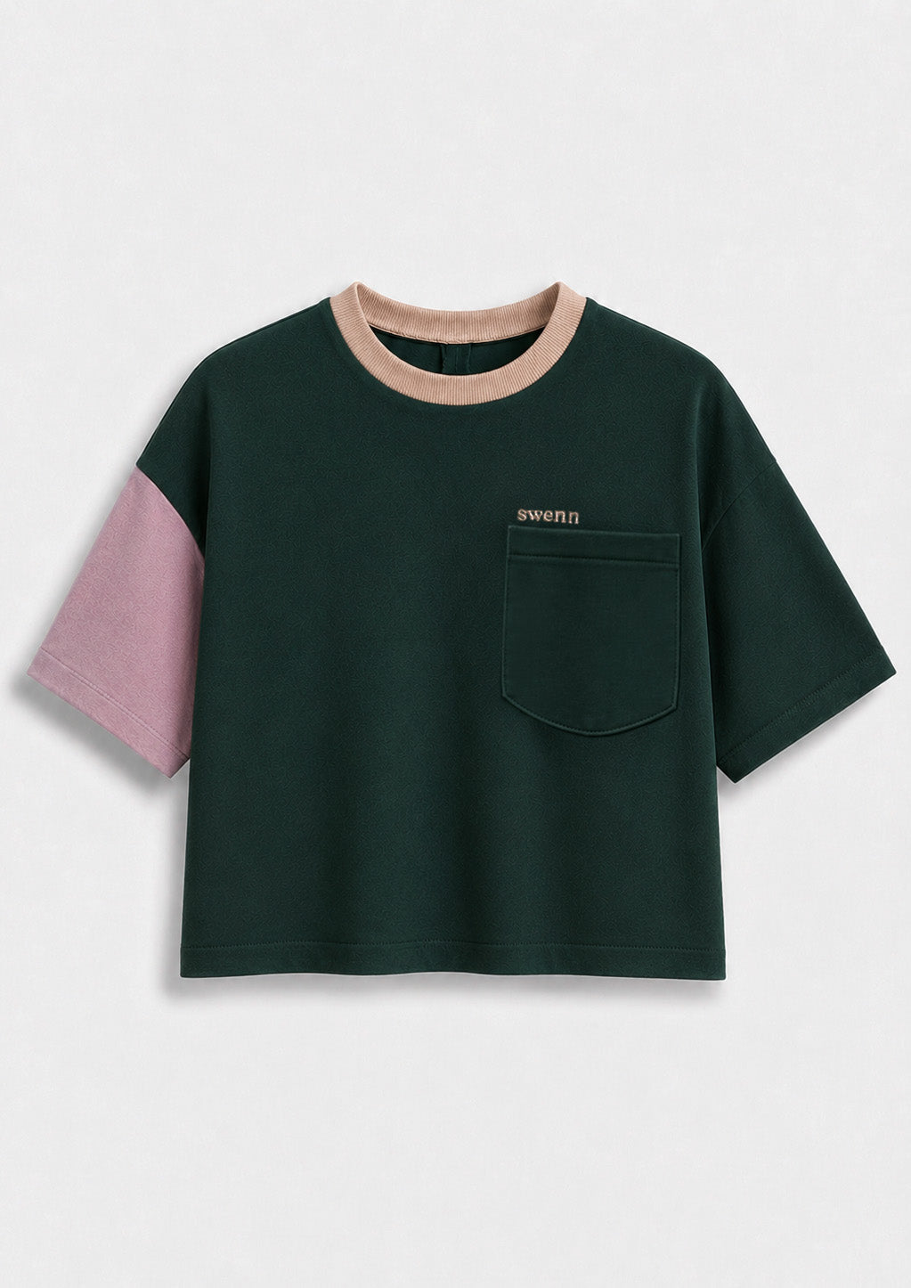 Sweatshirt Court - vert forêt