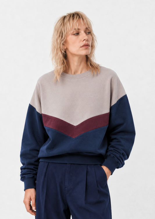 Sweatshirt - bleu marine
