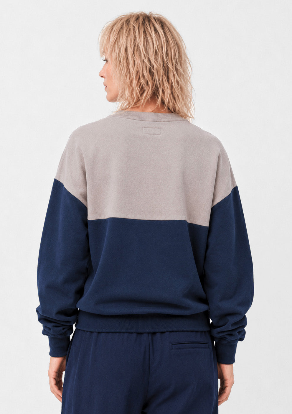 Sweatshirt - bleu marine