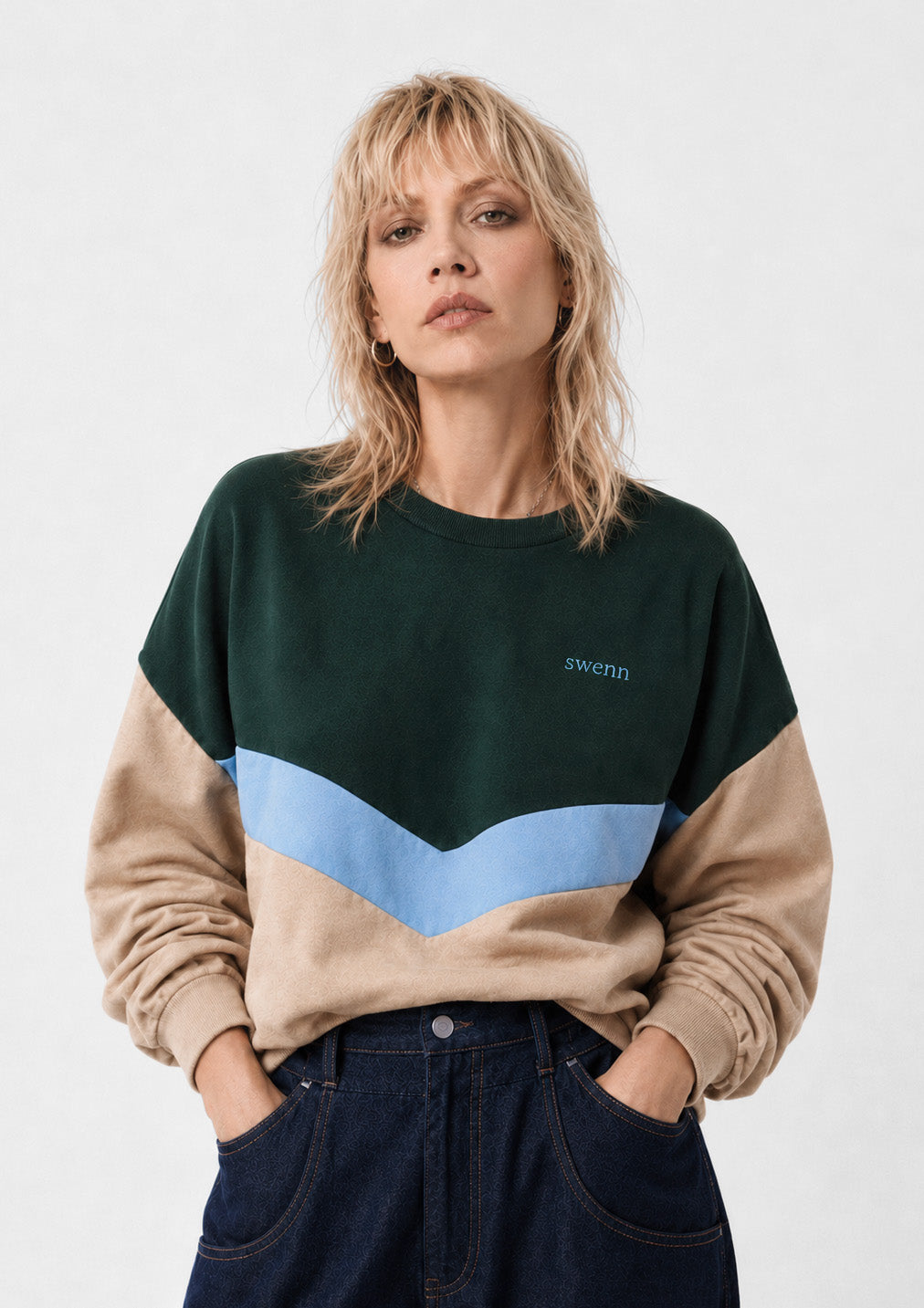 Sweatshirt - vert forêt