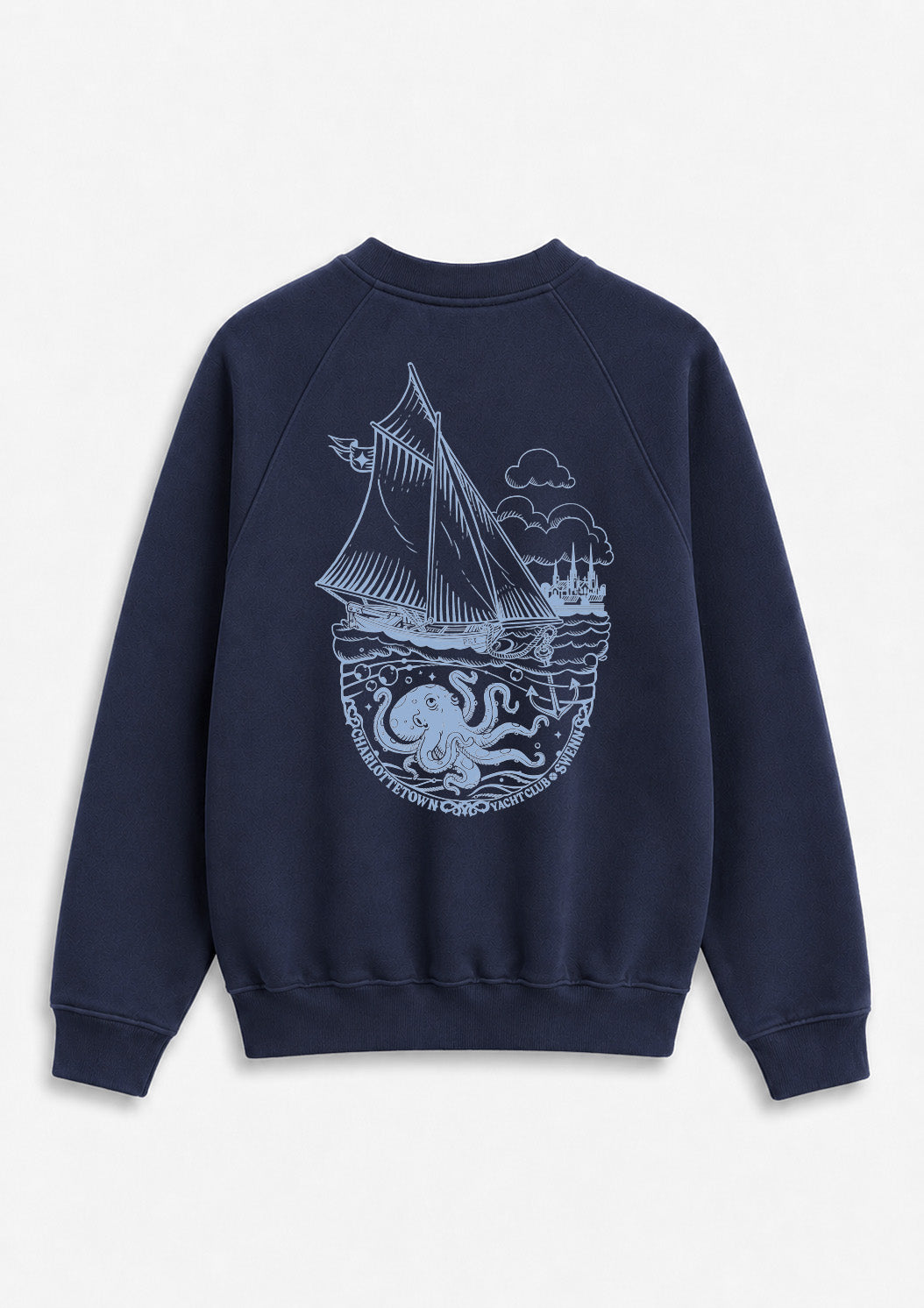 Sweatshirt - Yacht Club - bleu marine