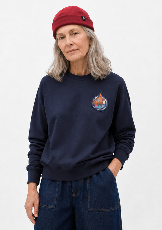 Sweatshirt - Yacht Club - bleu marine