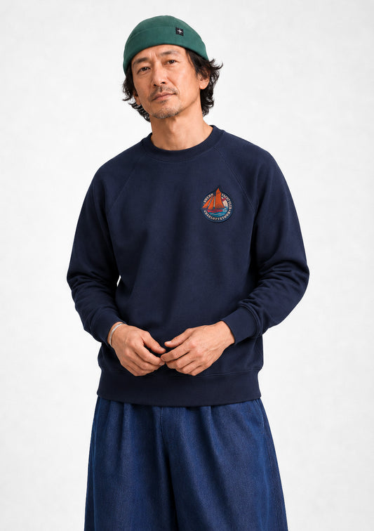 Sweatshirt - Yacht Club - bleu marine