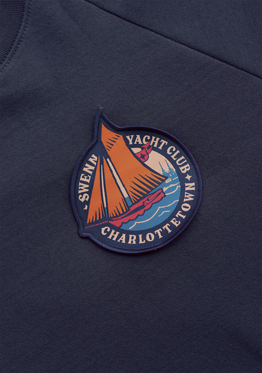 Sweatshirt - Yacht Club - bleu marine
