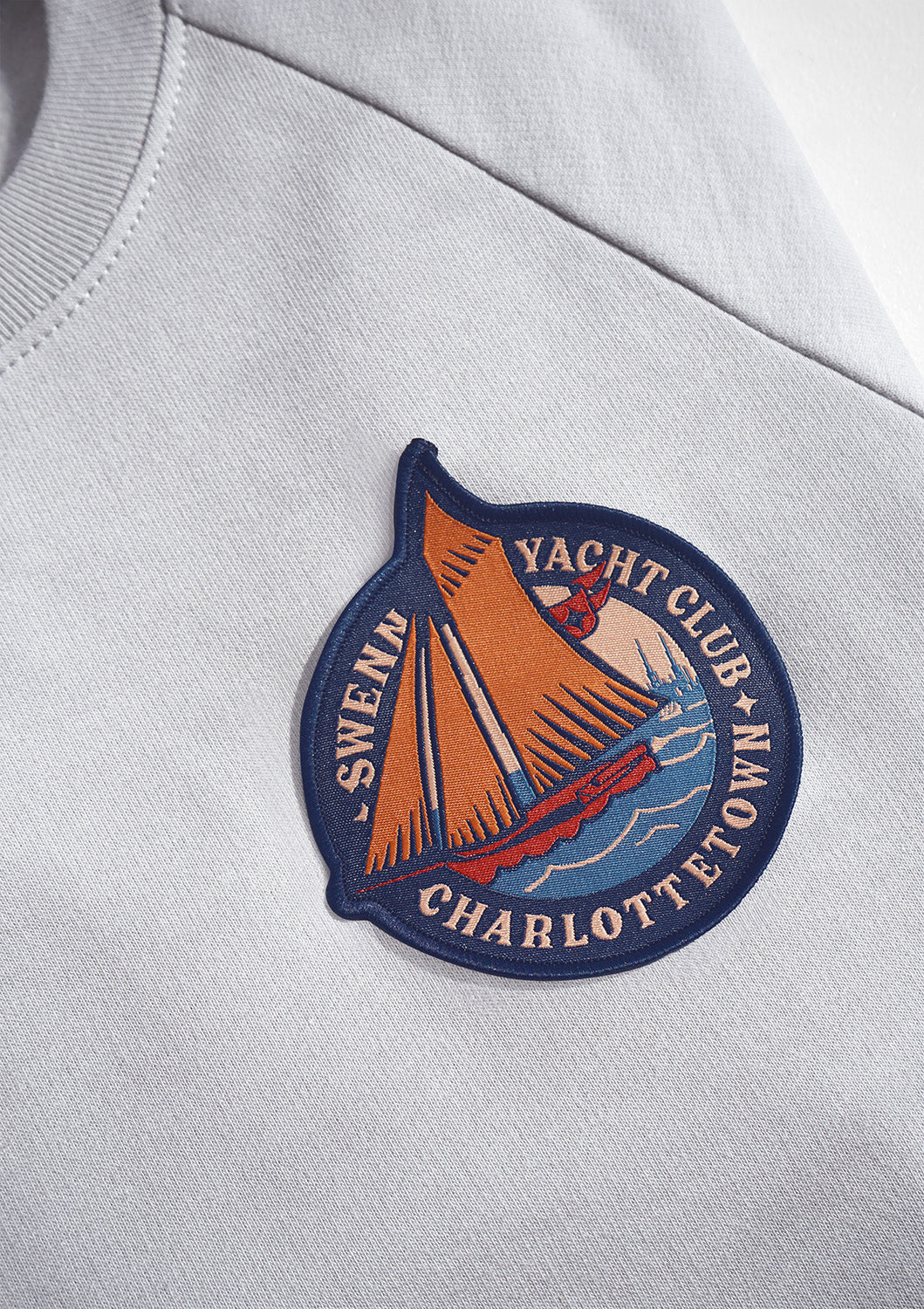 Sweatshirt - Yacht Club - gris