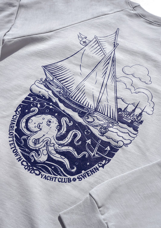 Sweatshirt - Yacht Club - gris
