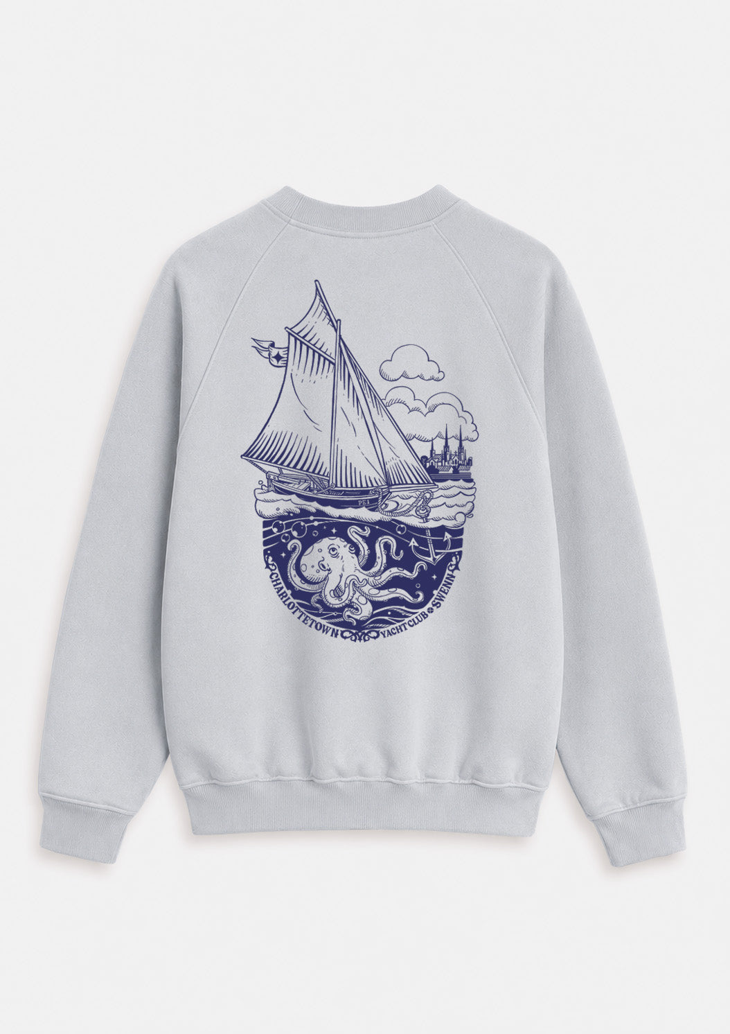 Sweatshirt - Yacht Club - gris