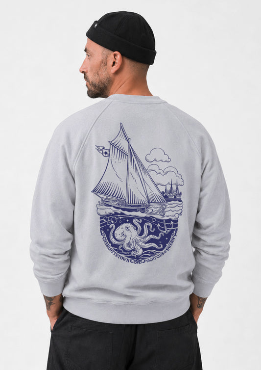 Sweatshirt - Yacht Club - gris