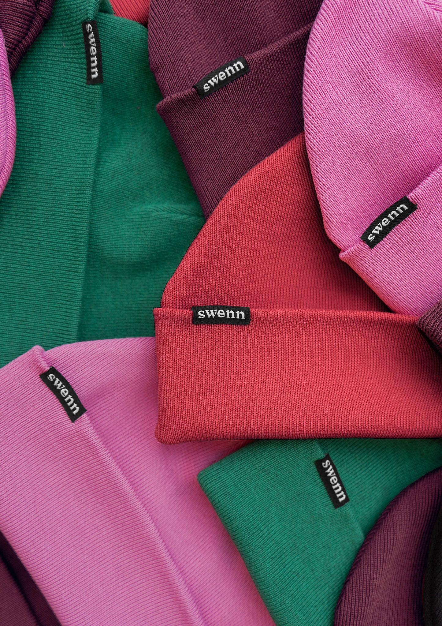 Organic cotton toque - red