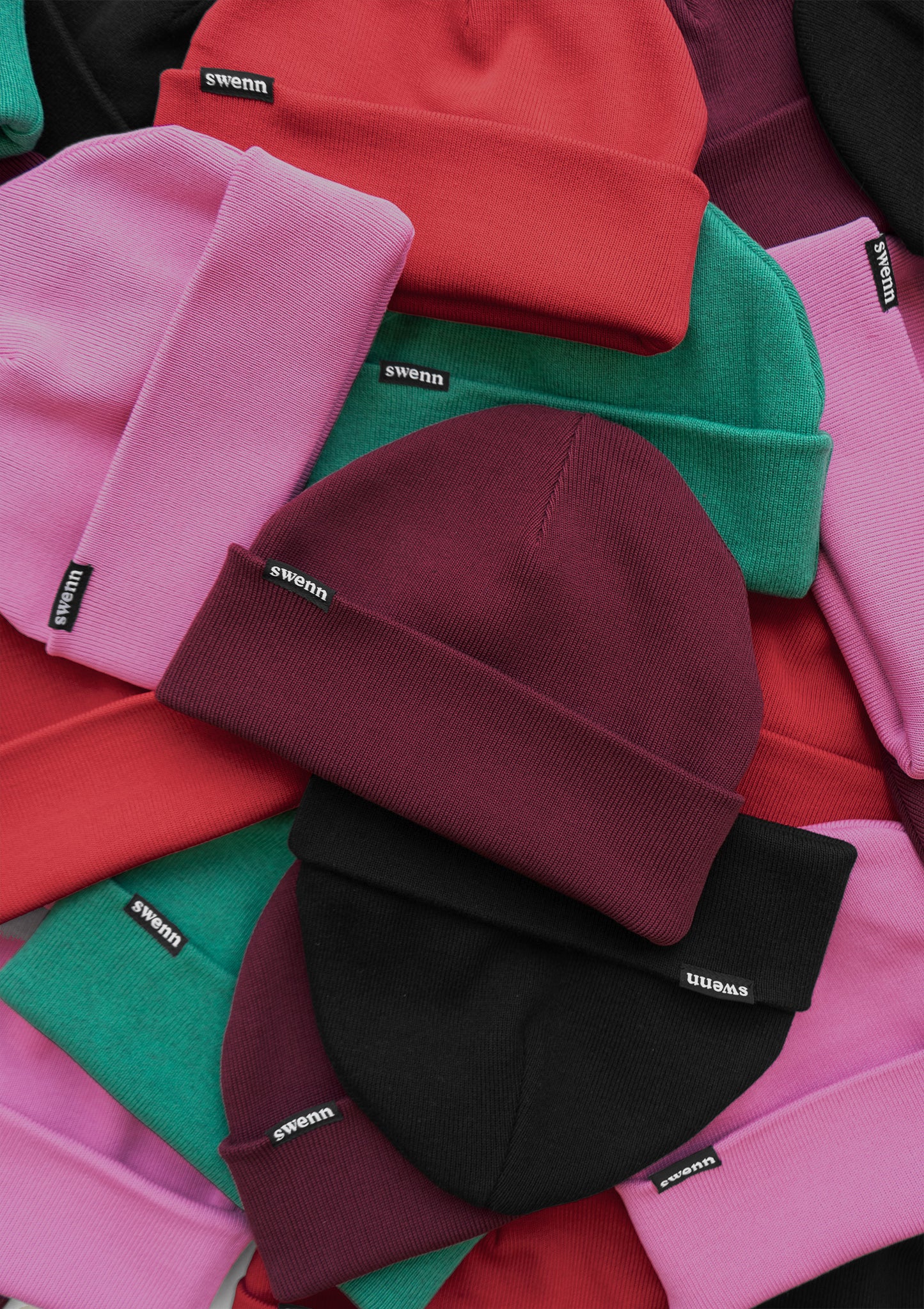 Organic cotton toque - burgundy