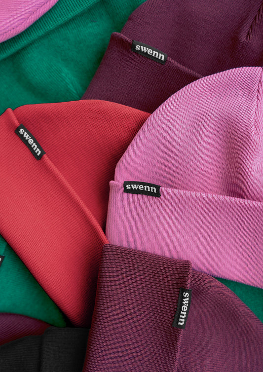 Organic cotton toque - pink