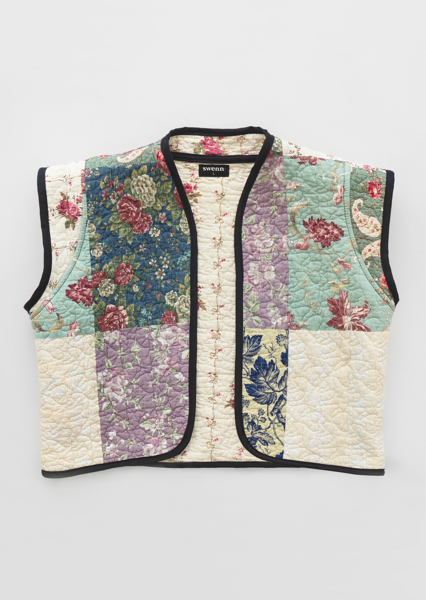 NOUVEAU Veste matelassé recyclée - patchwork