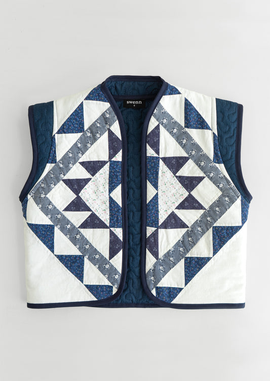 Veste matelassée recyclée - patchwork