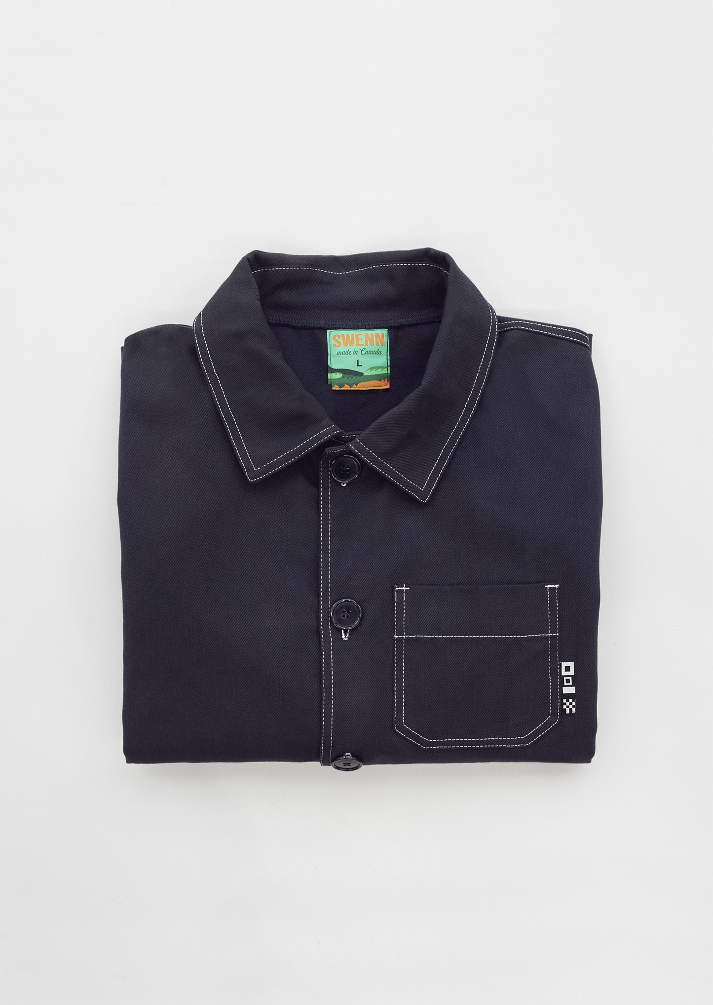Michel - workwear jacket - midnight blue