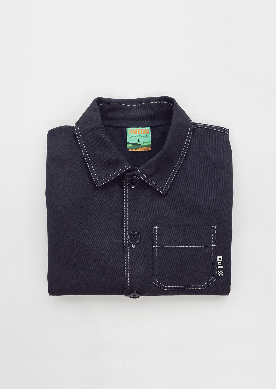 Veste d'artisan Michel - bleu nuit