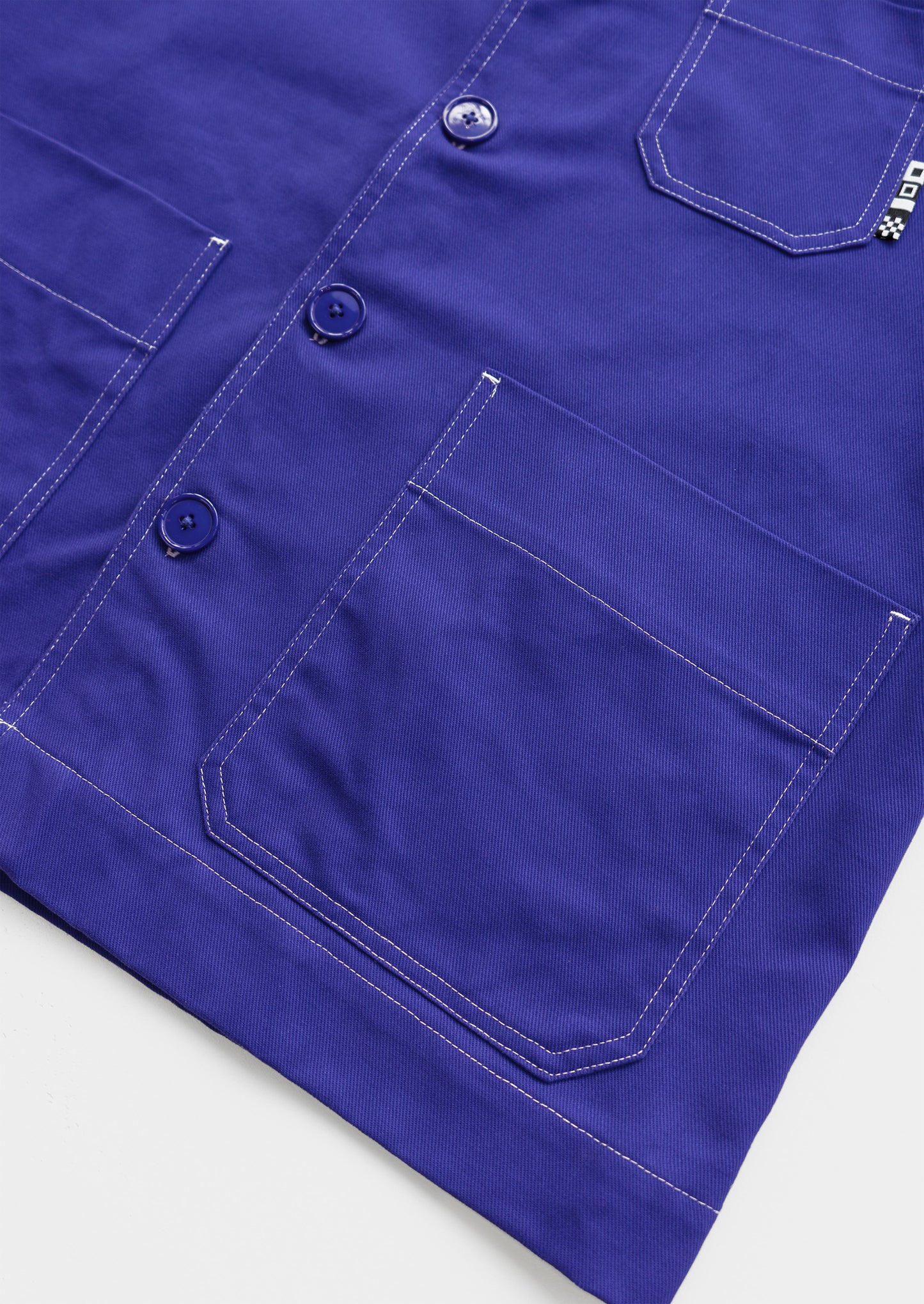 Michel - veste d'artisan - bleu royal