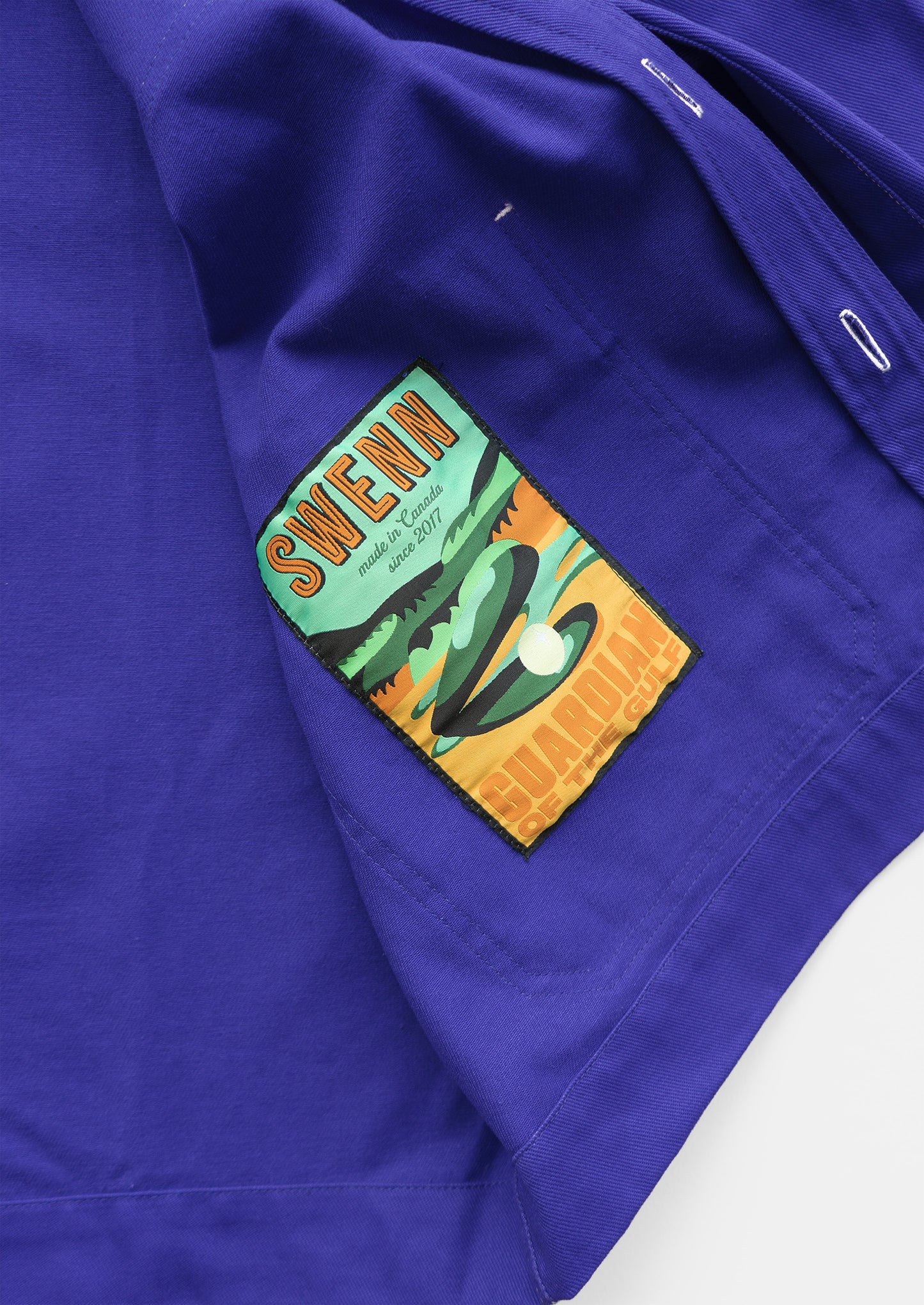 Michel - veste d'artisan - bleu royal