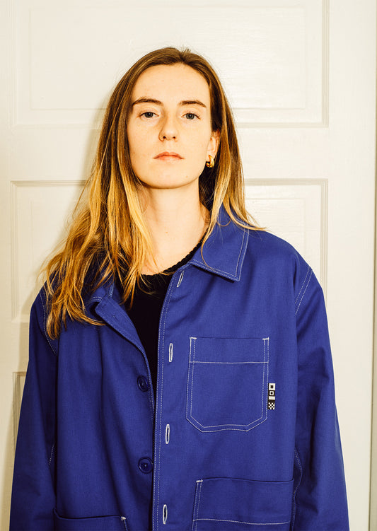 Michel - workwear jacket - royal blue