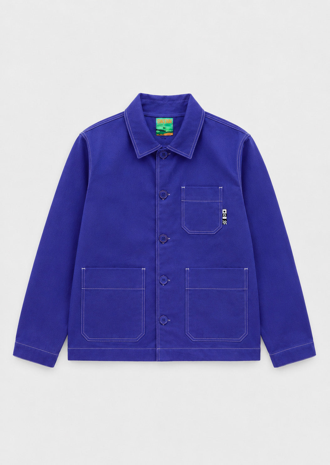 Michel workwear jacket - royal blue