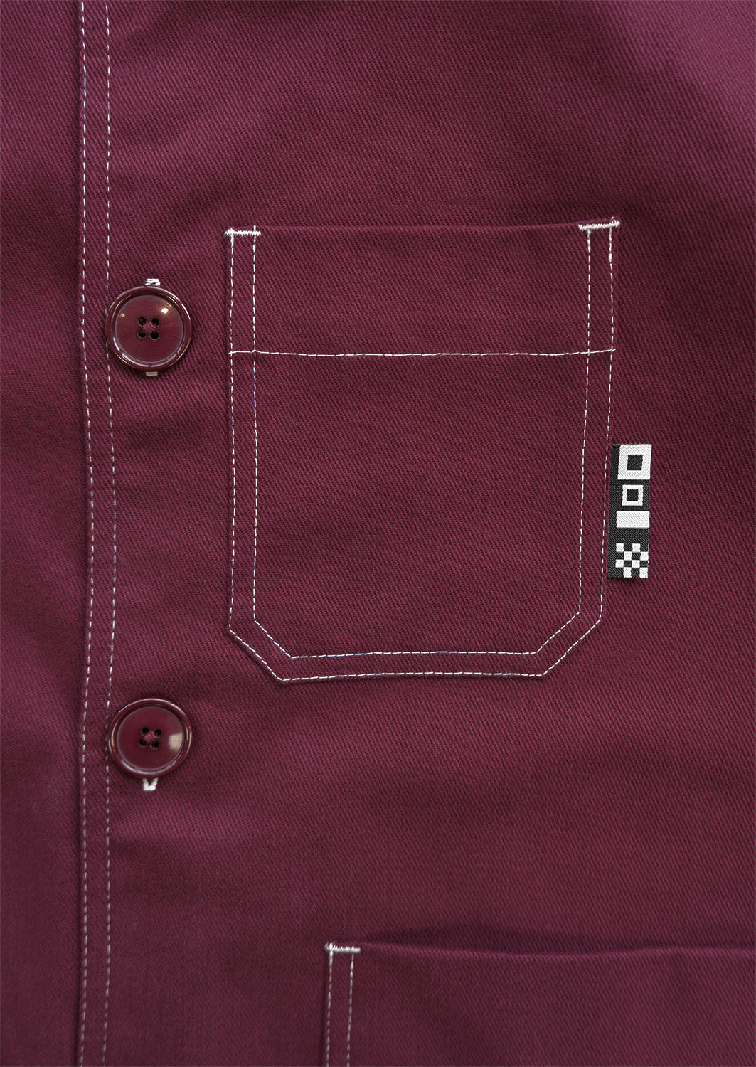 Veste d'artisan Michel - bourgogne
