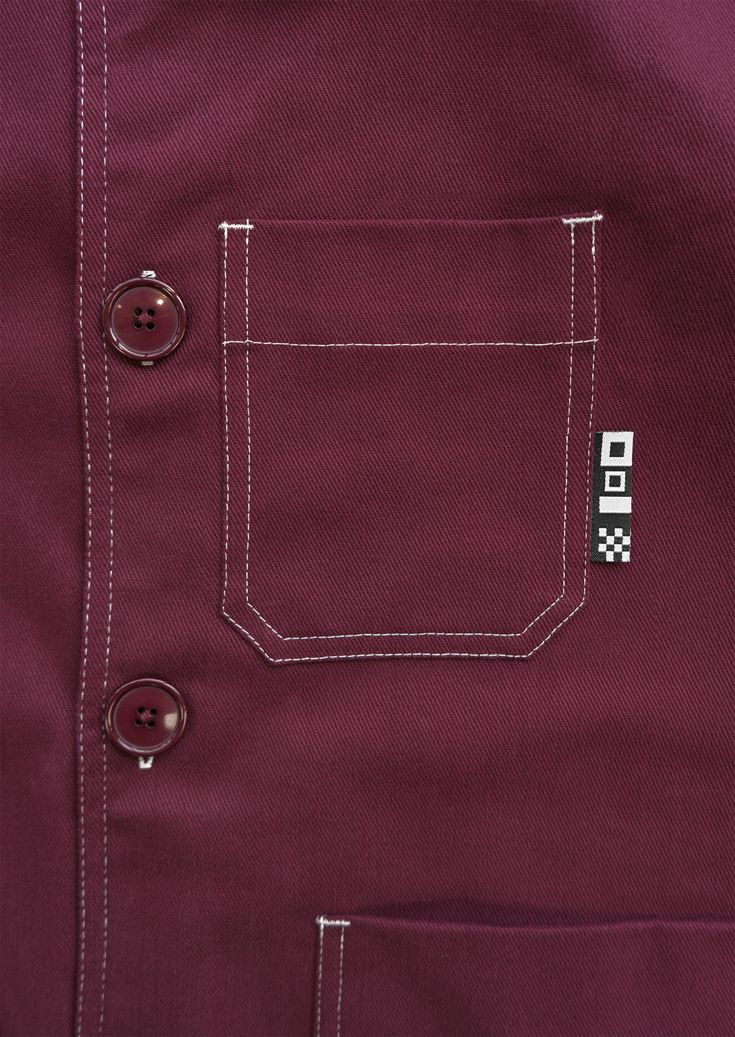 Veste d'artisan Michel - bourgogne
