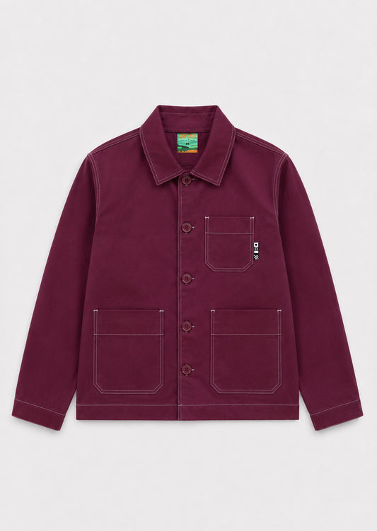 Veste d'artisan Michel - bourgogne