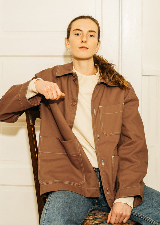 Michel - veste d'artisan - camel