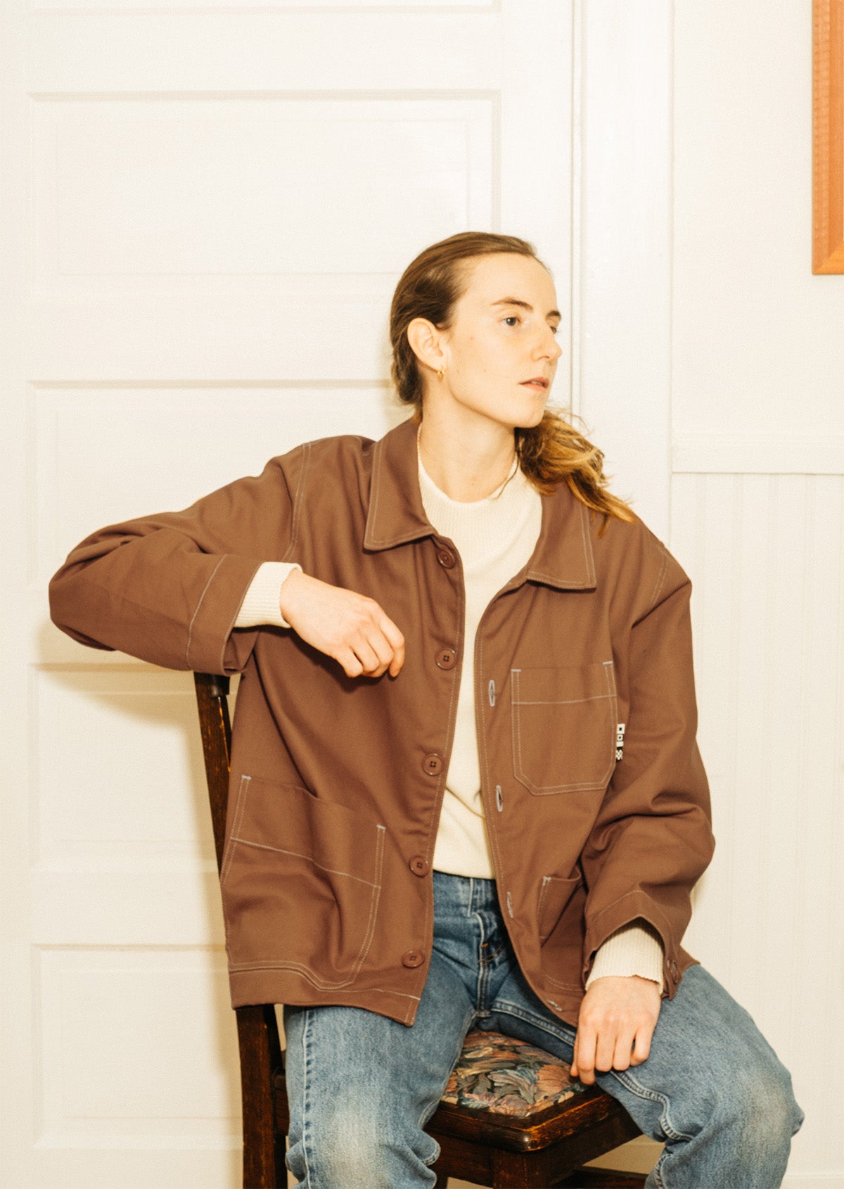 Michel - workwear jacket - camel