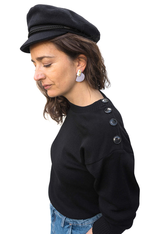 SWENN - Photos - Chandail marin - noir