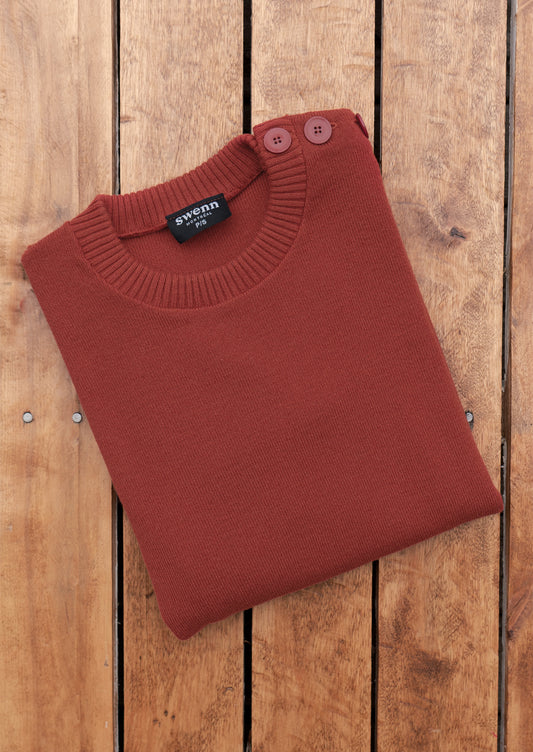 Gaël - sailor's sweater - rust