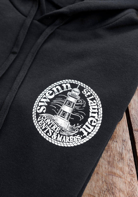 SWENN - Photos - Sweat à capuche phare - noir