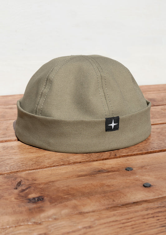 Docker hat - organic cotton - khaki