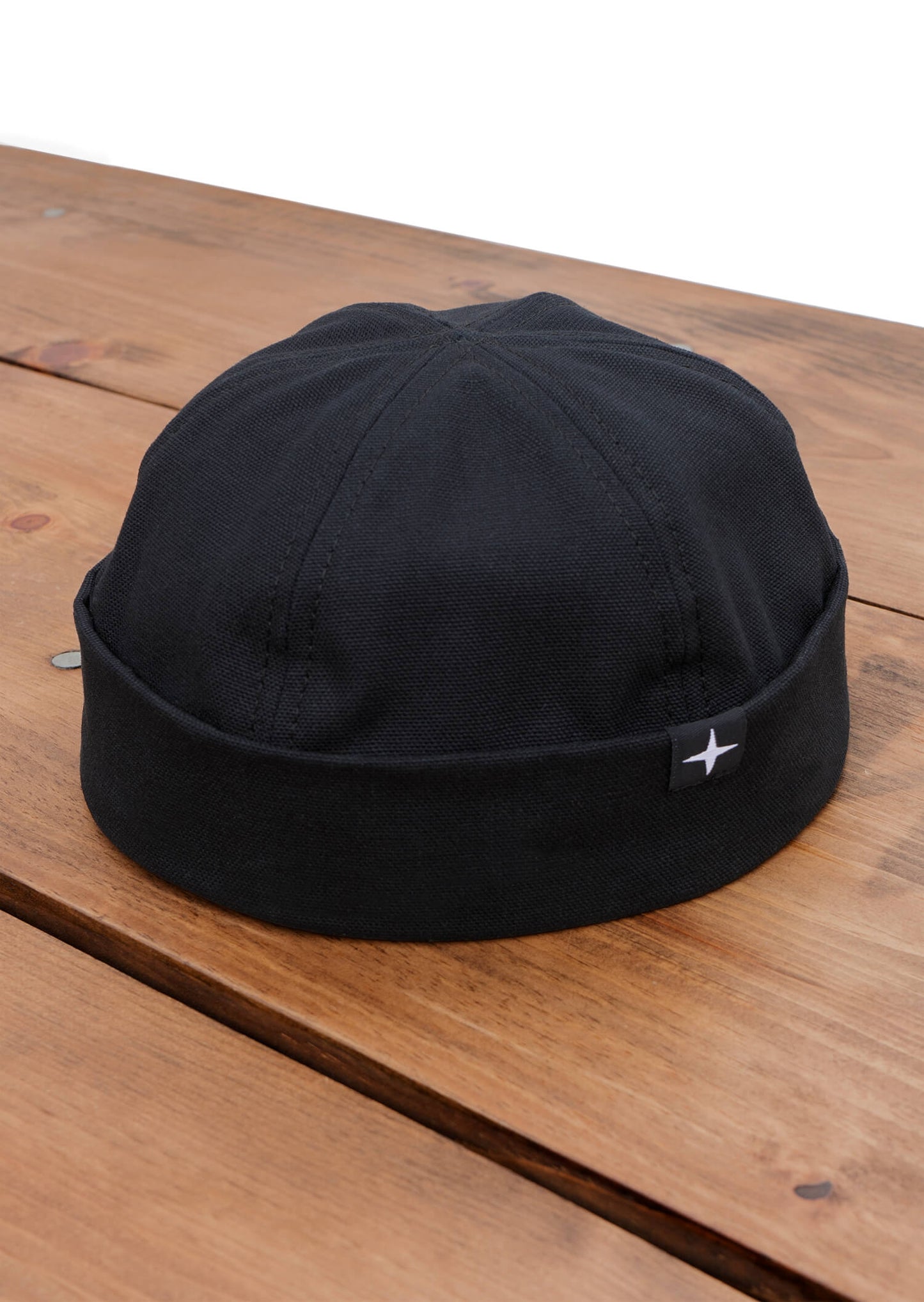 Docker hat - organic cotton - black