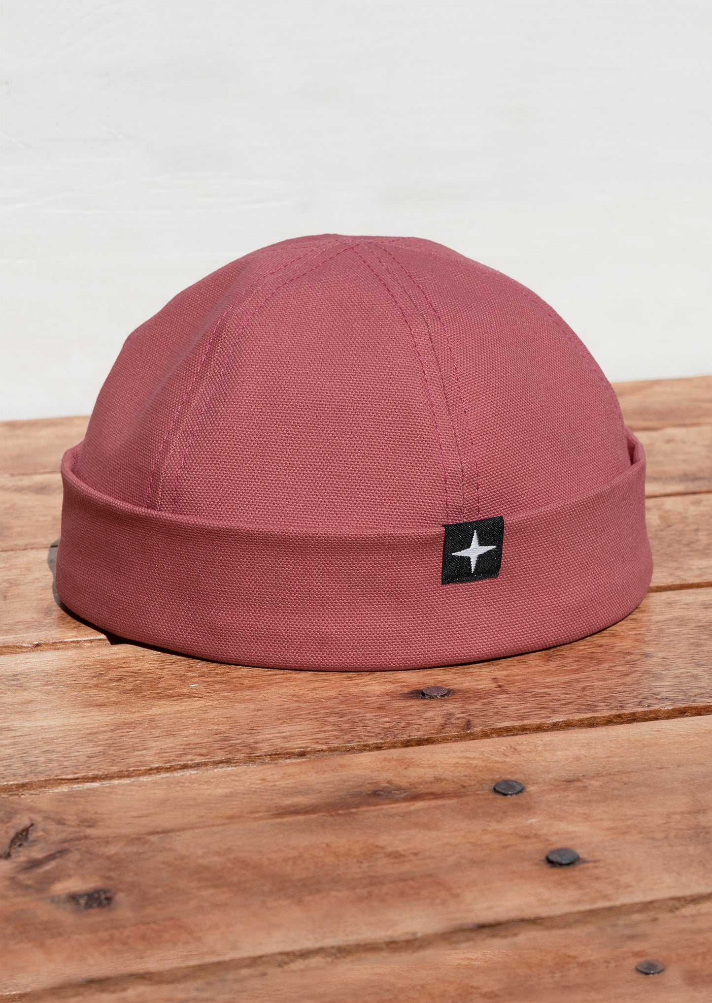 Docker hat - organic cotton - old pink
