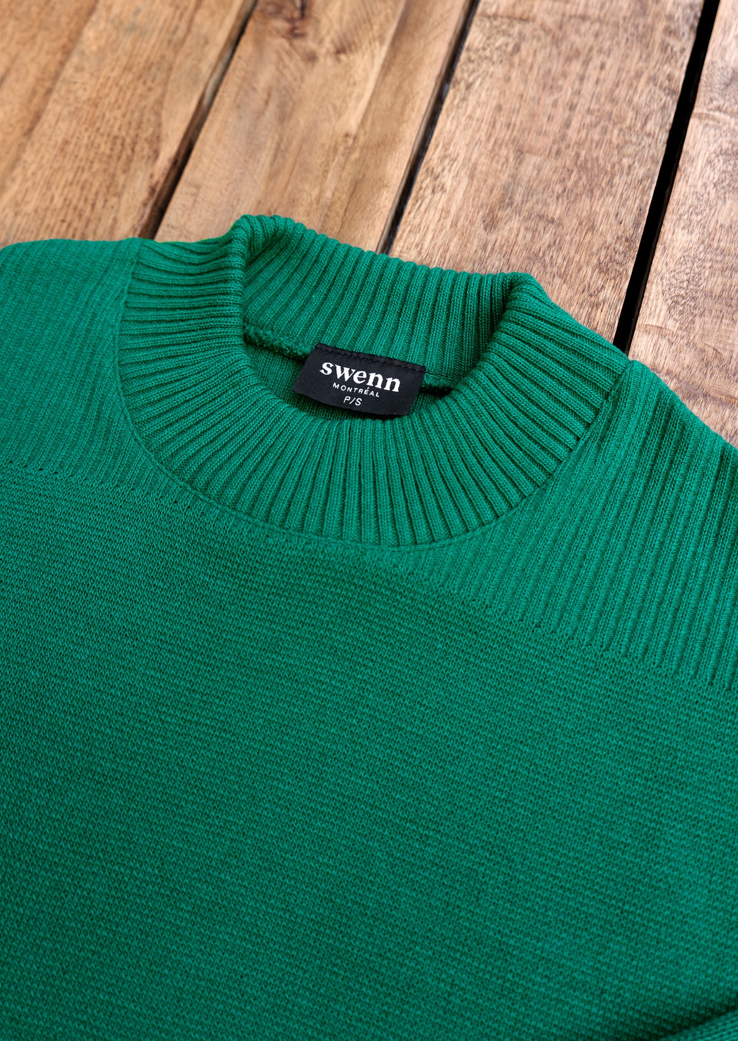 Yüna - short sweater - mint