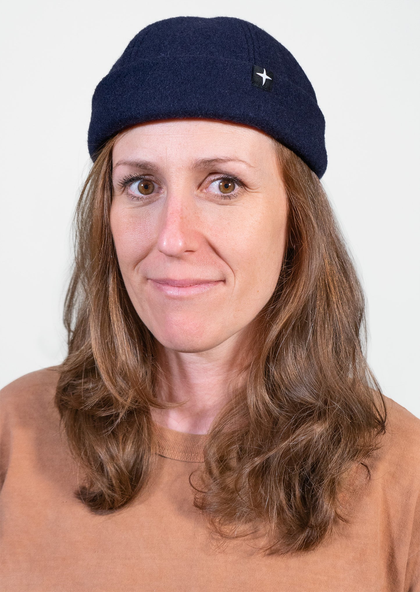 Woolen docker hat - navy